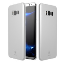 Твърд гръб ултра тънък гъвкав Wing Case series оригиален BASEUS за Samsung Galaxy S8 G950 прозрачен мат